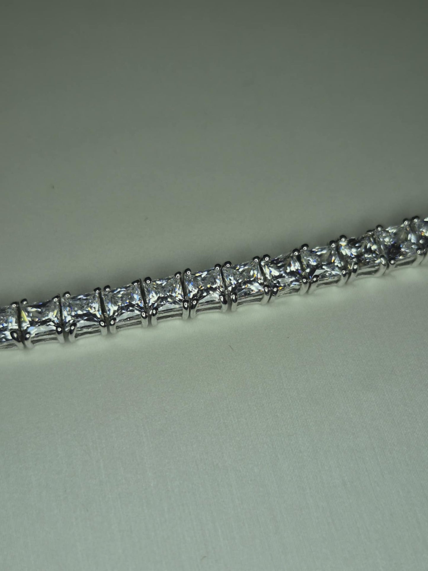 30CT Swarovski Zirconia Tennis Bracelet 925 Sterling Silver