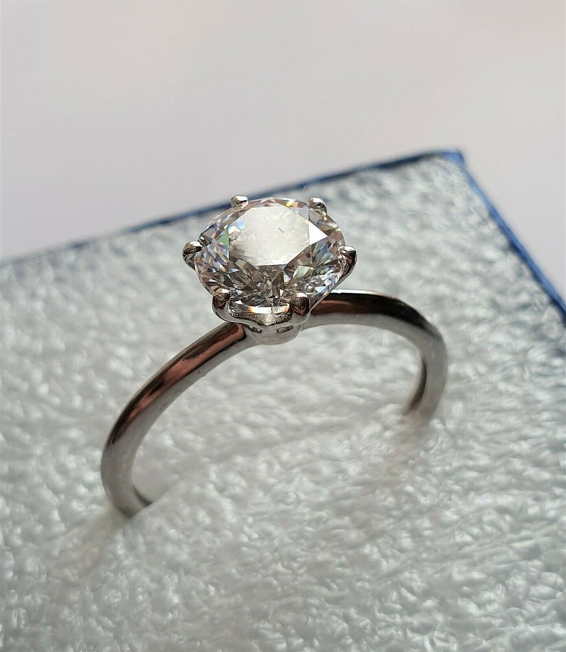 Swarovski Zirconia Solitaire Engagement Style Ring SIZES N,O,R,S,T