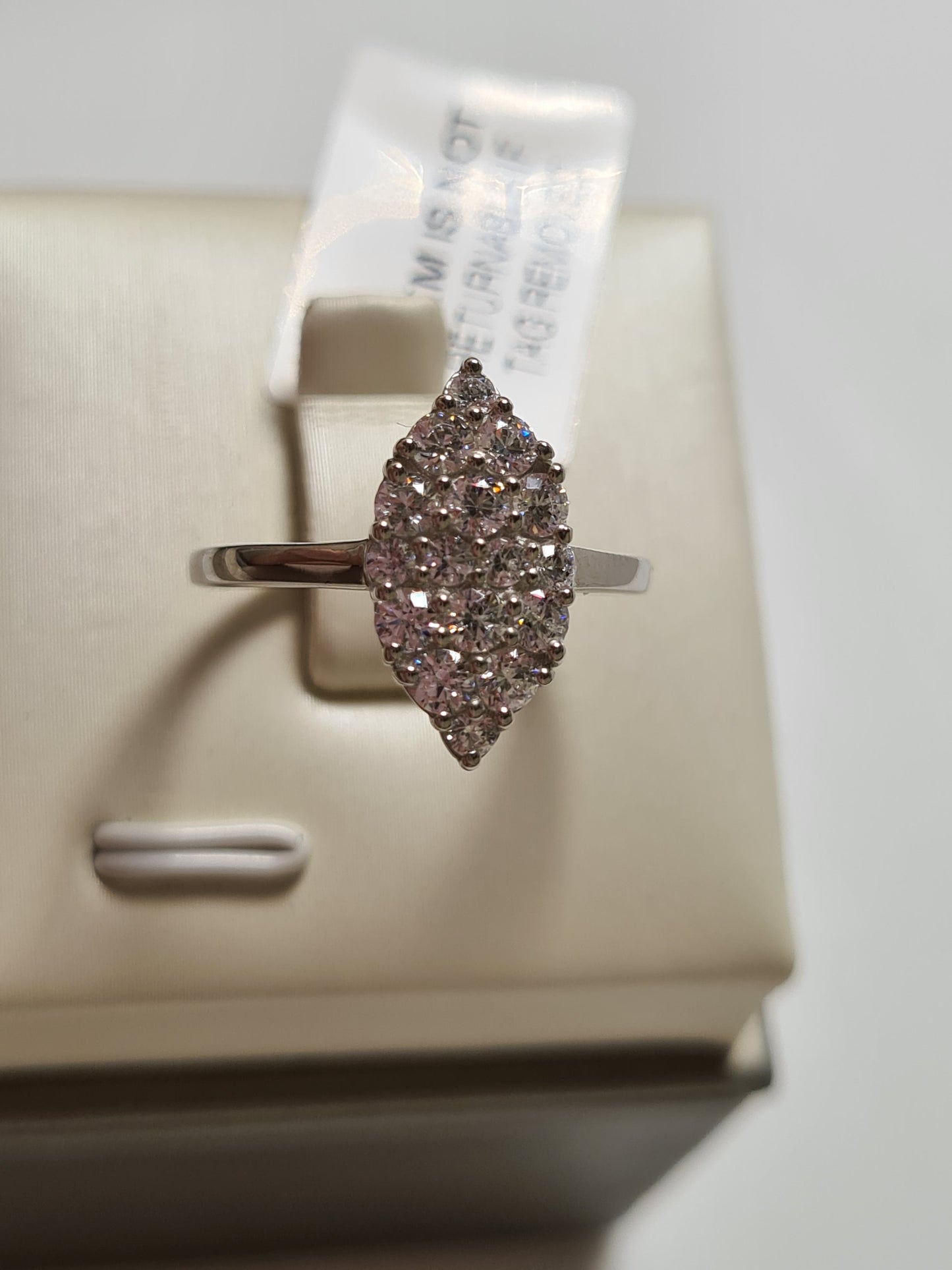 Swarovski Zirconia Cluster Marquise Ring SIZES M, N