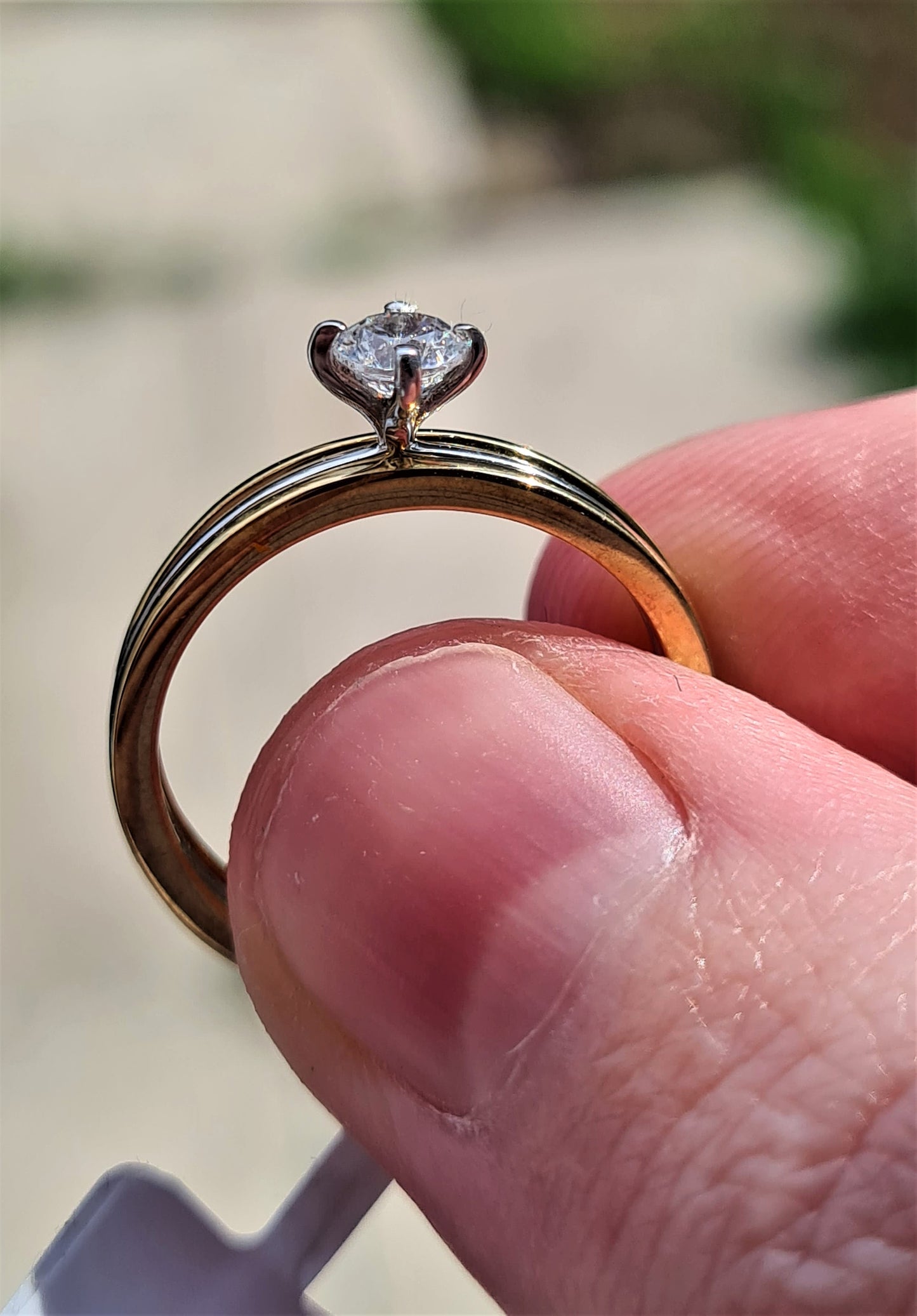 Swarovski Zirconia Removable Ring Sterling Silver SIZE K