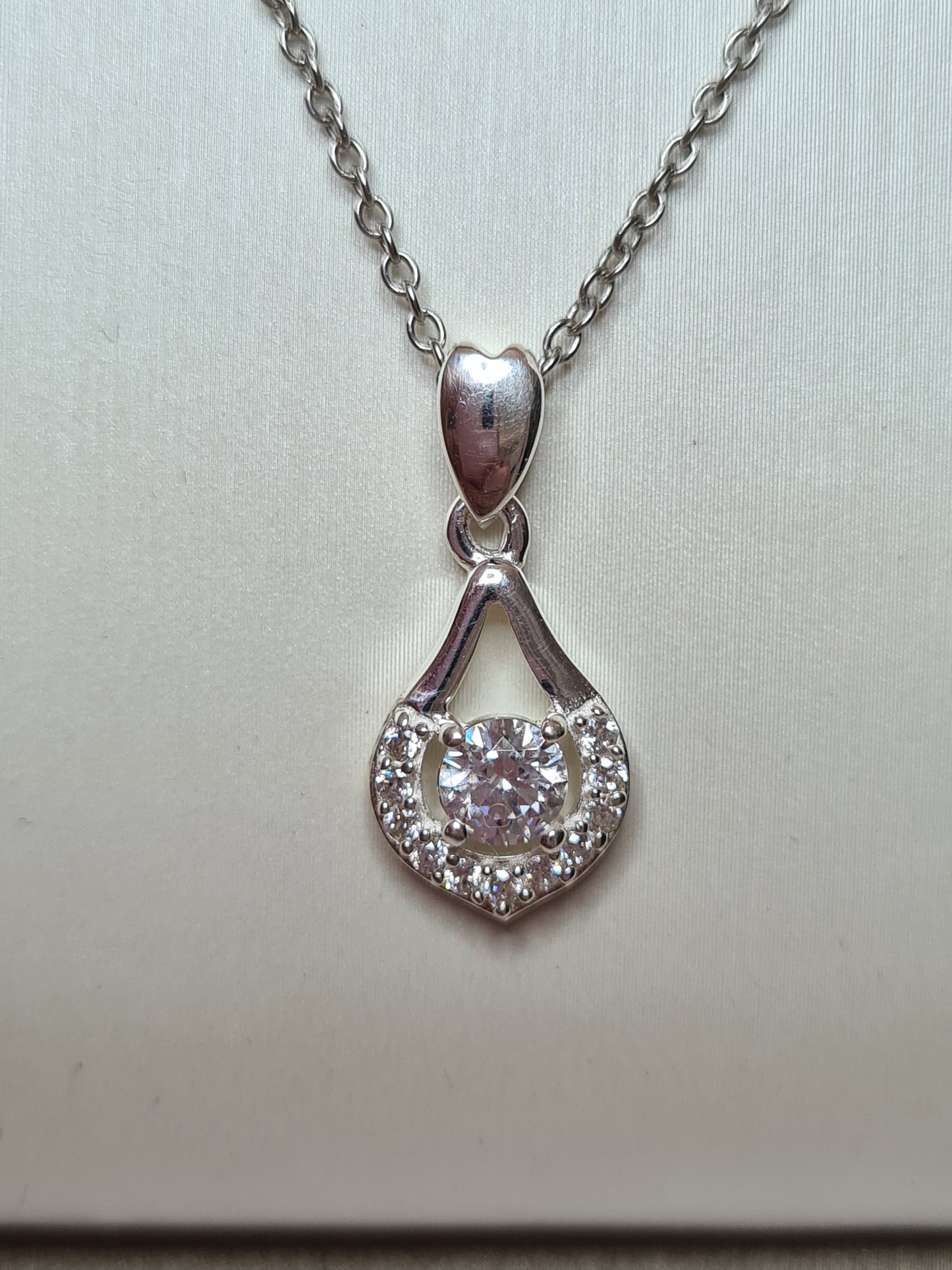 Swarovski Zirconia 925 Sterling Silver 0.900ct Necklace