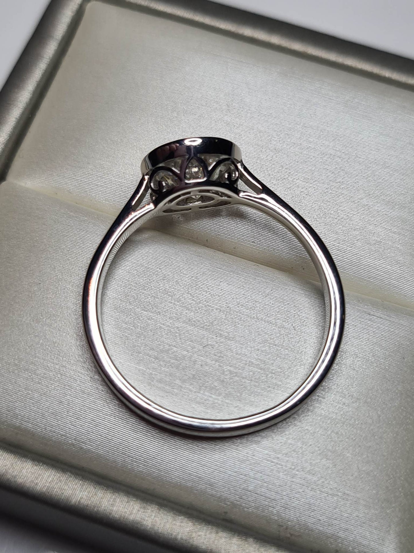 2ct Solitaire Moissanite Solitaire Ring 925 Sterling Silver SIZE V