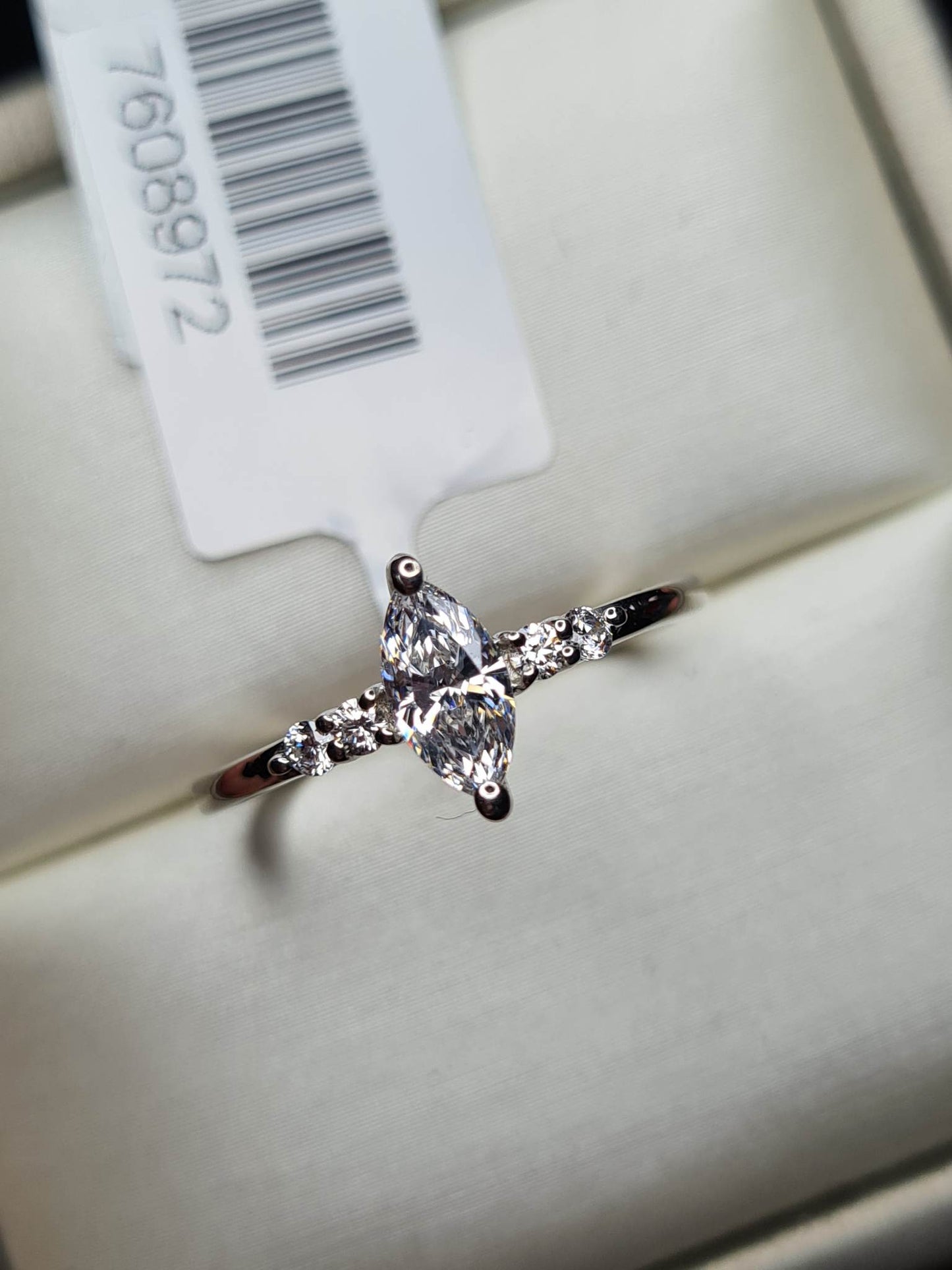 Swarovski Zirconia Marquise Cut Ring SIZES O ,S