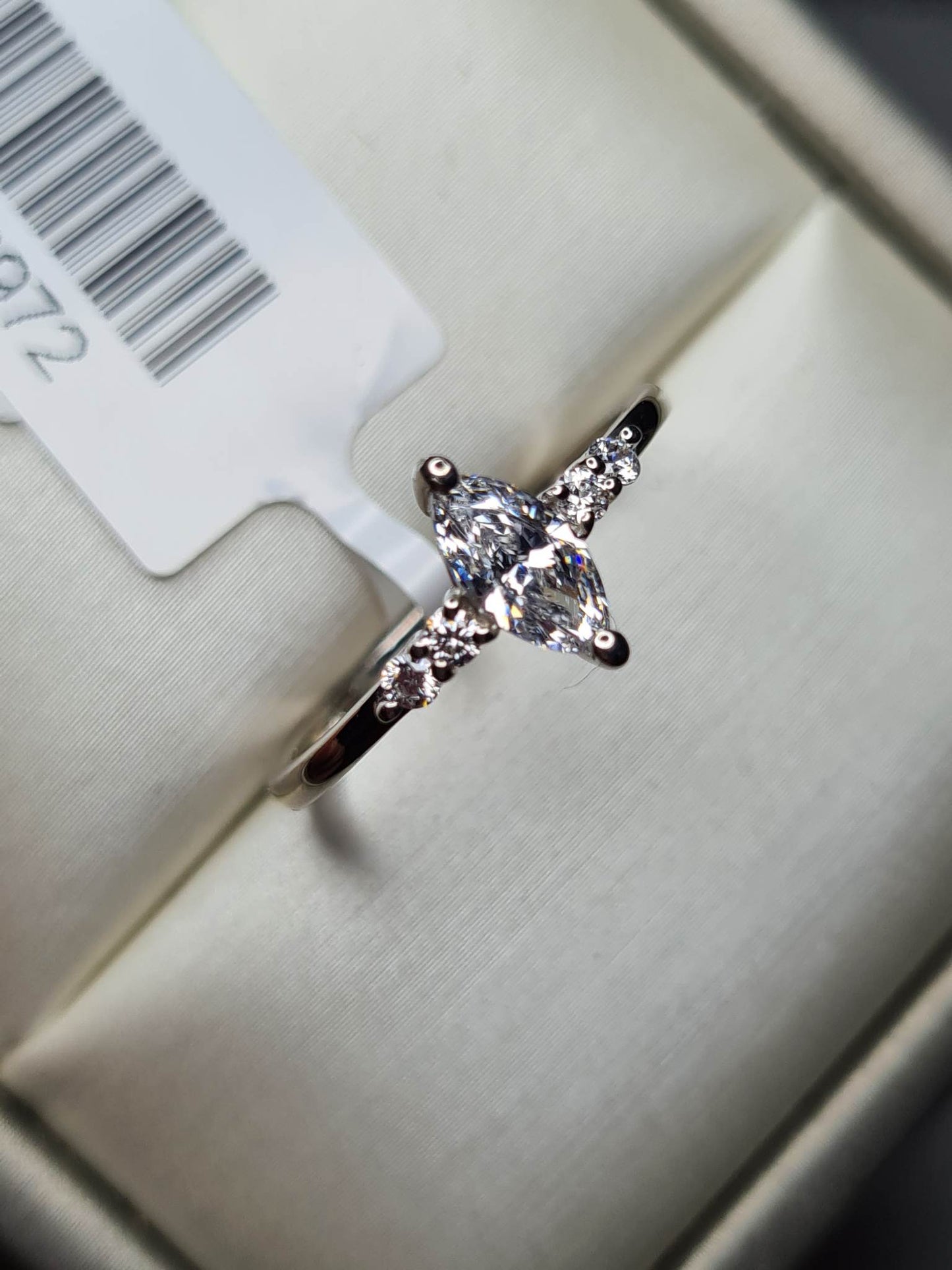 Swarovski Zirconia Marquise Cut Ring SIZES O ,S