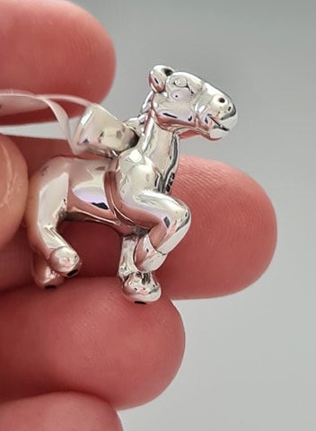 Sterling Silver Horse Pendant