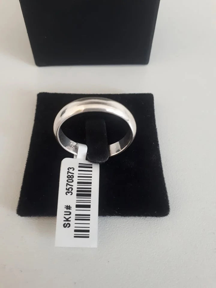 Sterling Silver Band Ring SIZES J,K