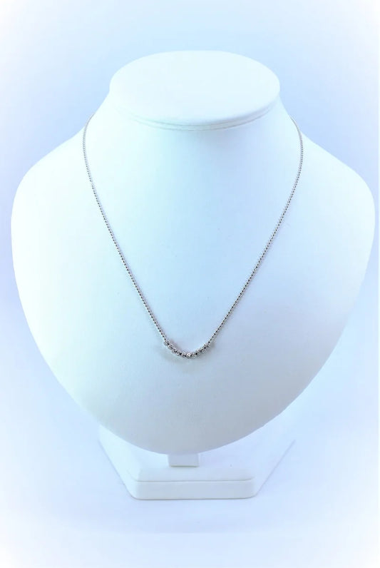 925 Sterling Silver Bead Necklace