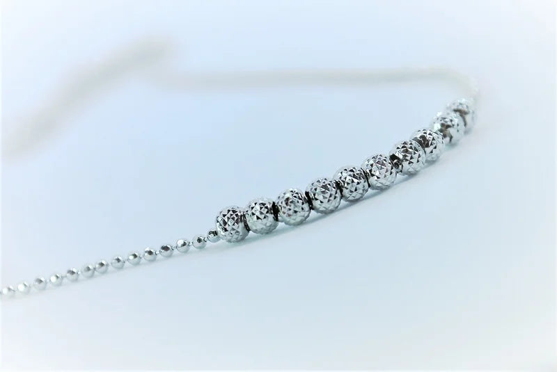 925 Sterling Silver Bead Necklace