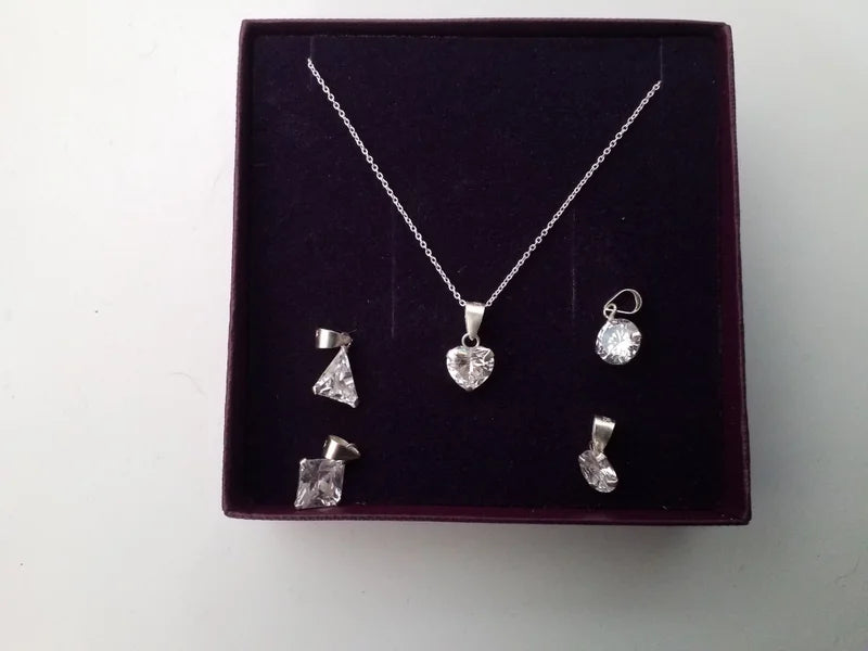Sterling Silver Necklace And Pendants