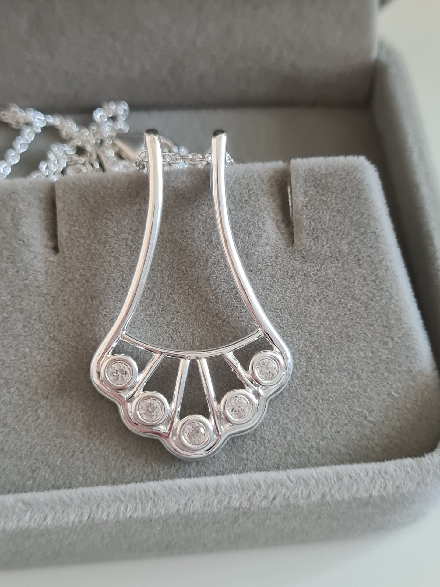 Natural Cambodian Zircon Necklace 925 Sterling Silver