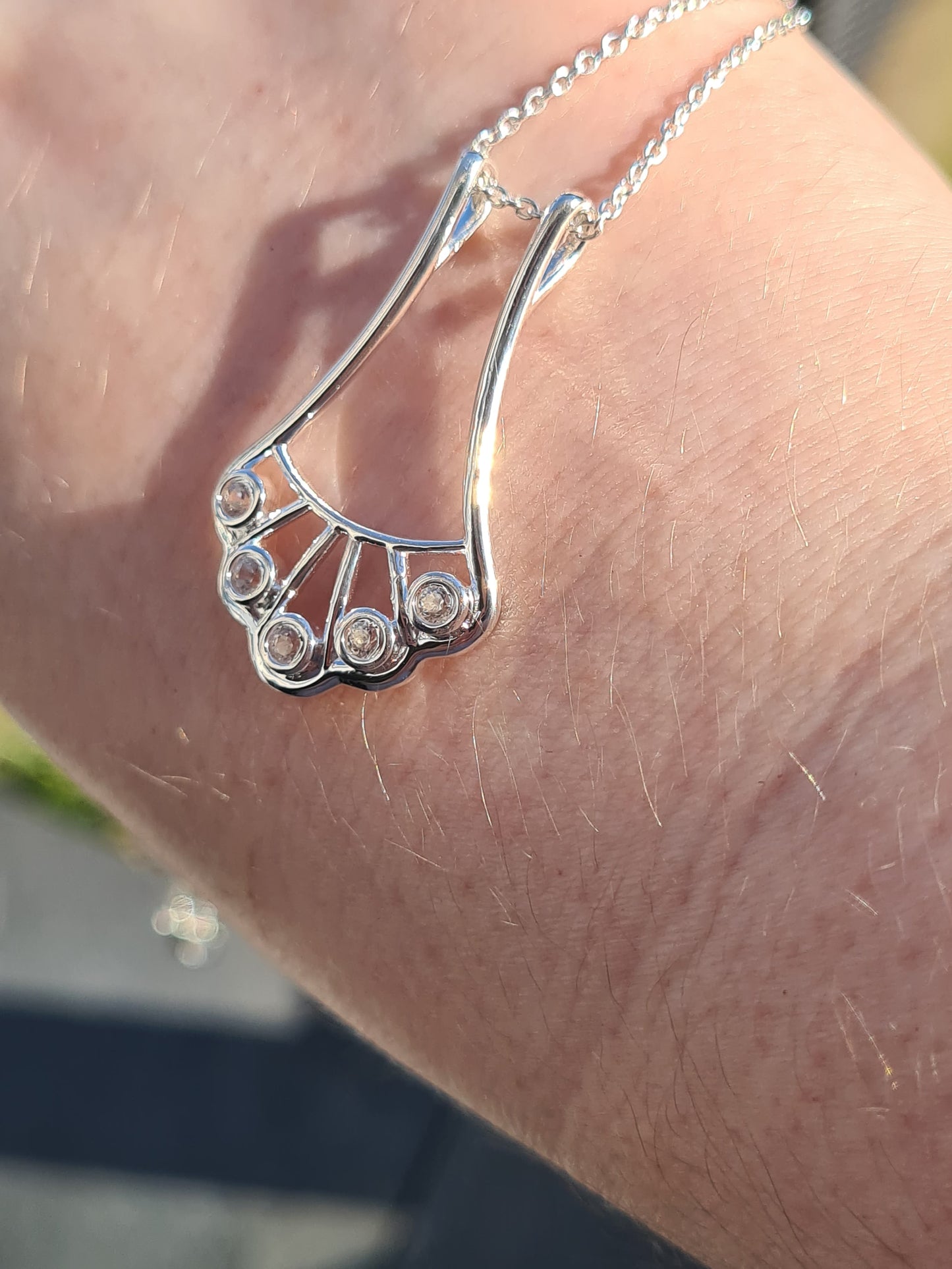 Natural Cambodian Zircon Necklace 925 Sterling Silver