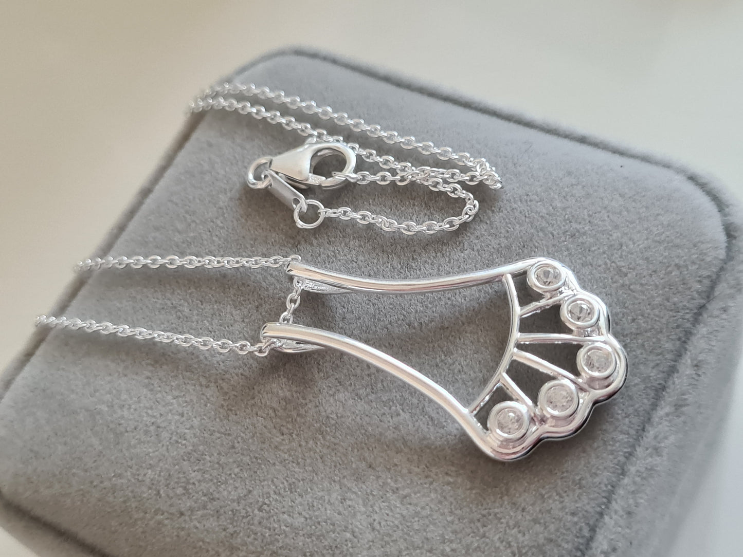 Natural Cambodian Zircon Necklace 925 Sterling Silver