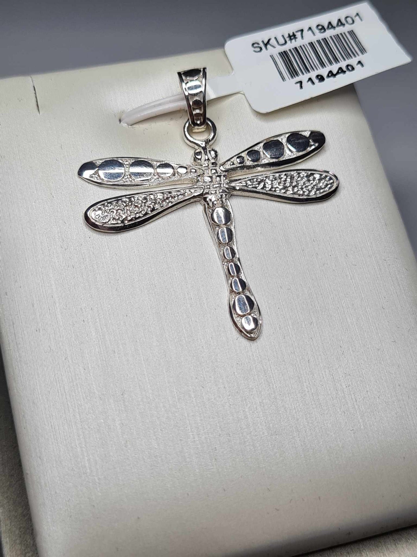 Dragonfly Pendant Hand Made 925 Sterling Silver