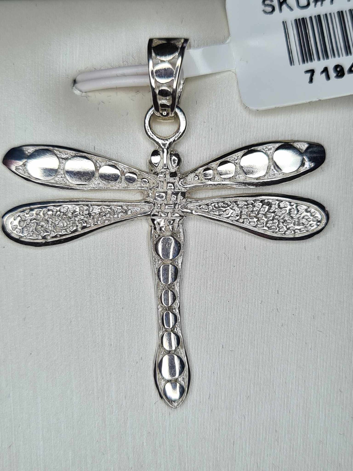 Dragonfly Pendant Hand Made 925 Sterling Silver