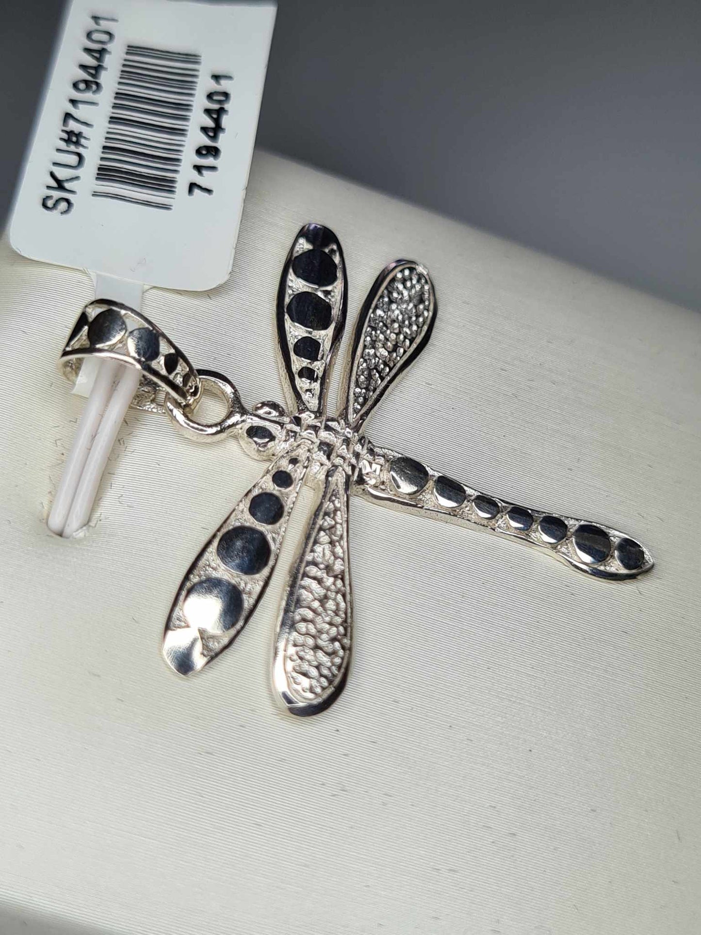 Dragonfly Pendant Hand Made 925 Sterling Silver