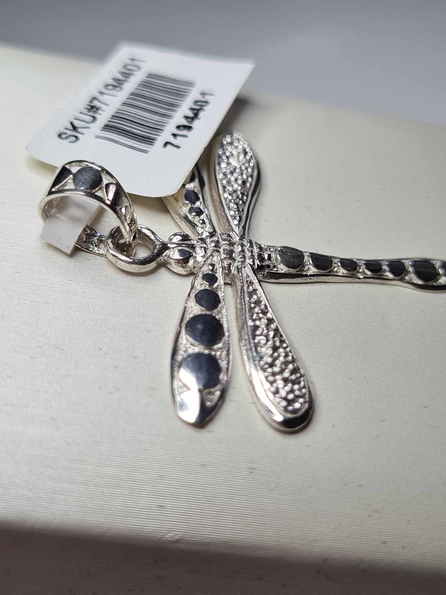 Dragonfly Pendant Hand Made 925 Sterling Silver