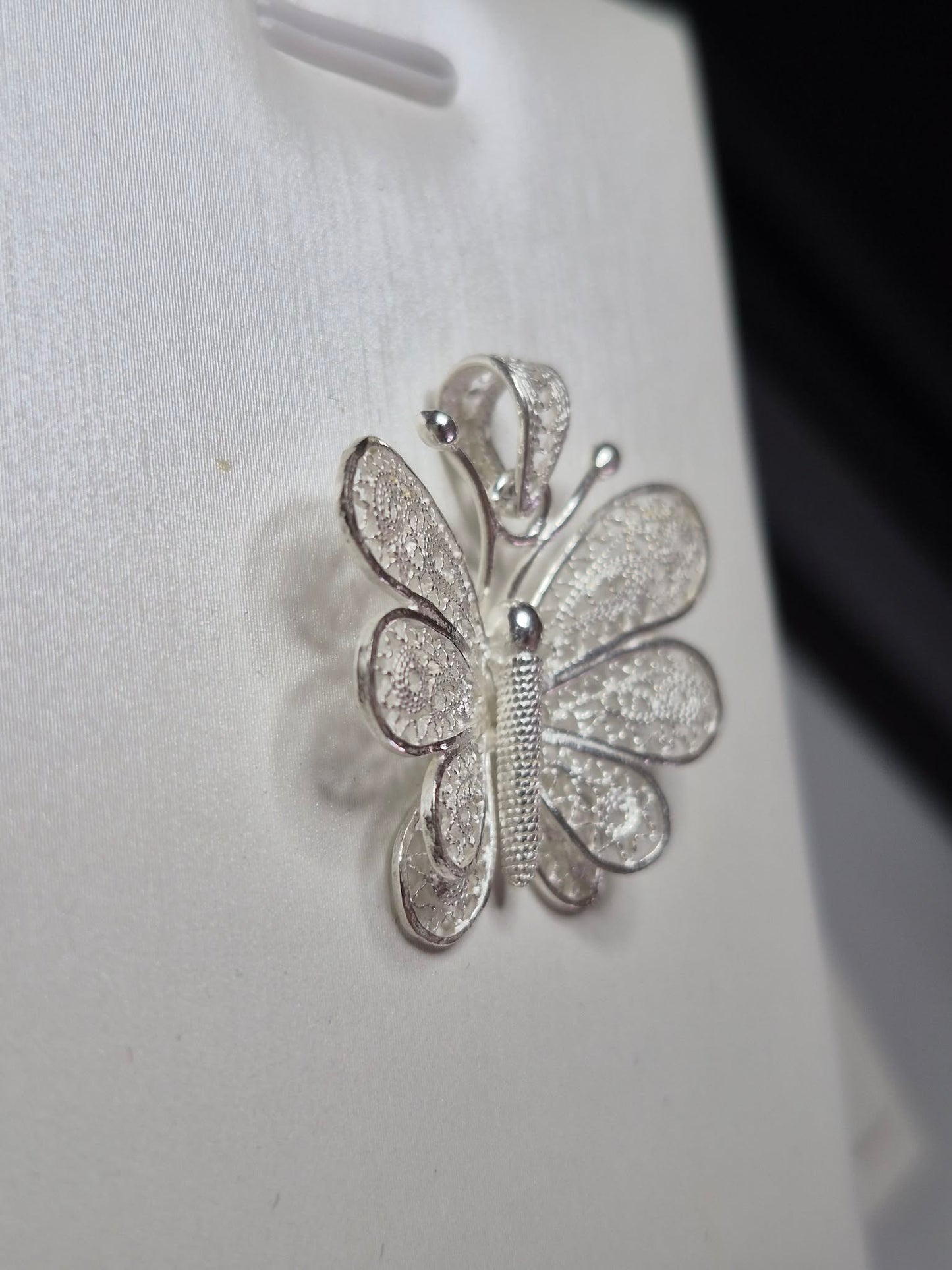 Hand Made Butterfly Pendant 925 Sterling Silver
