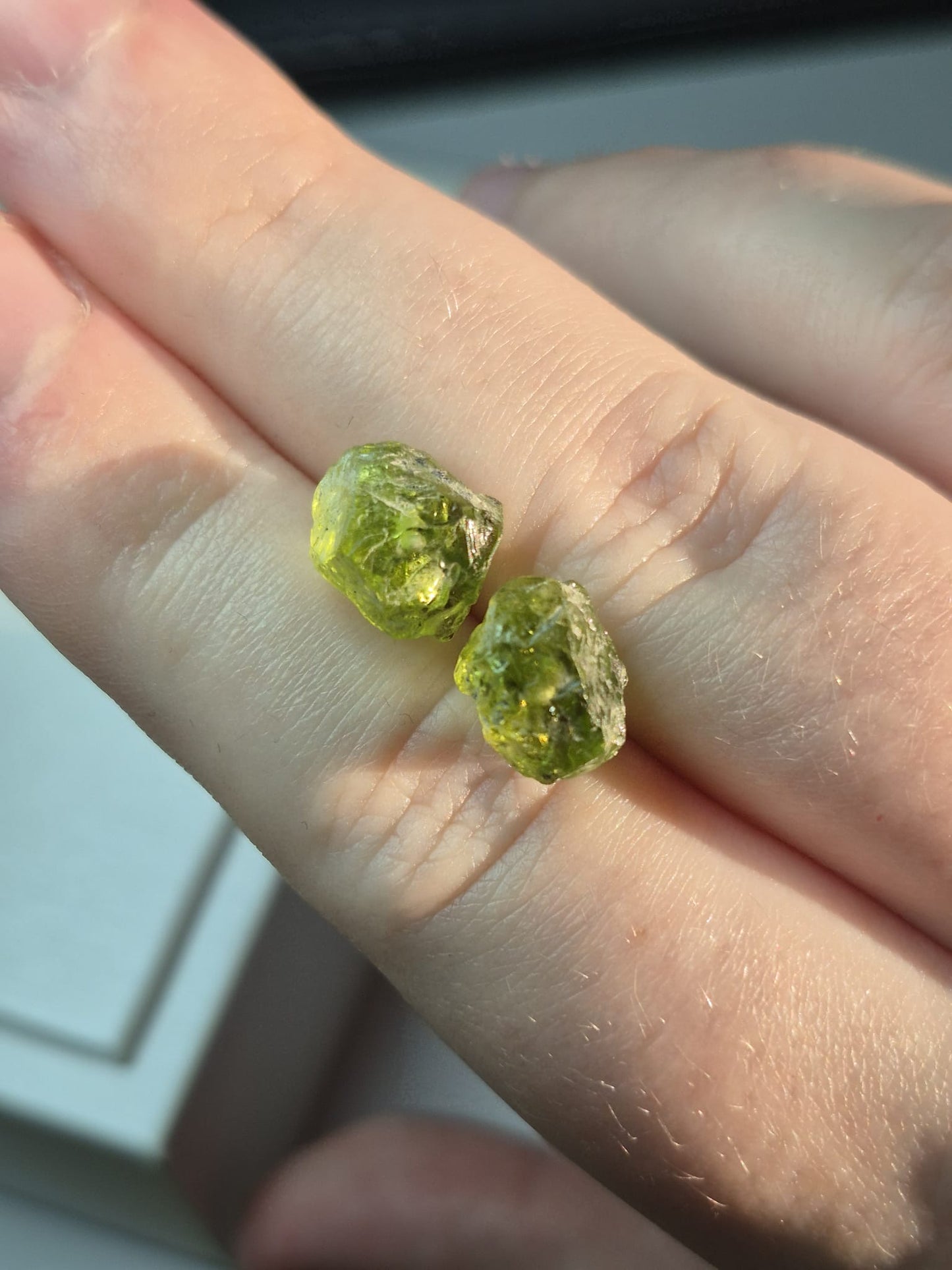 10ct Natural Hebei Peridot Earrings in 925 Sterling Silver