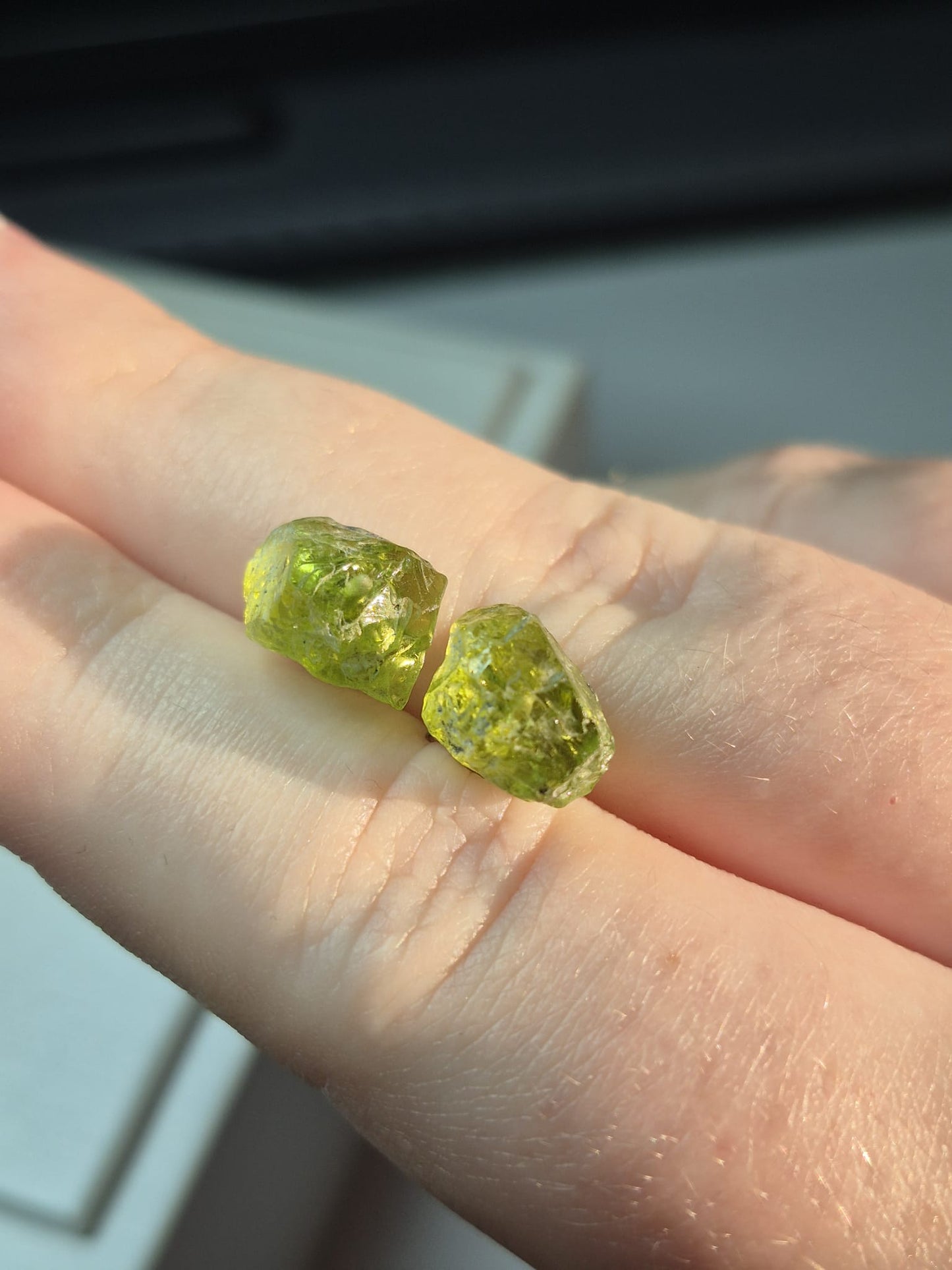 10ct Natural Hebei Peridot Earrings in 925 Sterling Silver