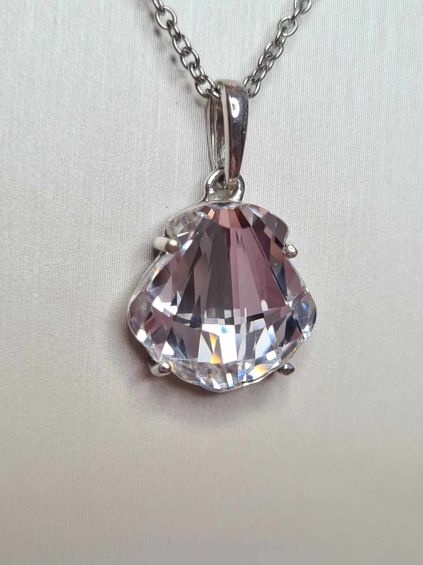 7.150ct. Swarovski Pendant 925 Sterling Silver