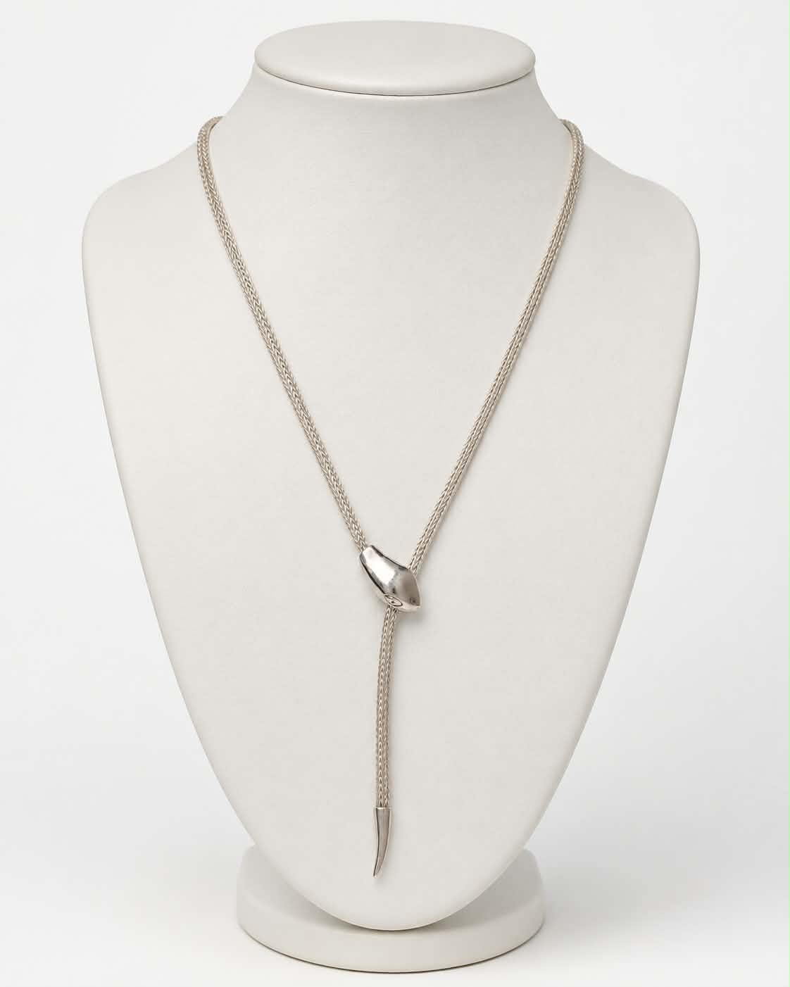Hand Made Serpent Necklace 925 Sterling Silver