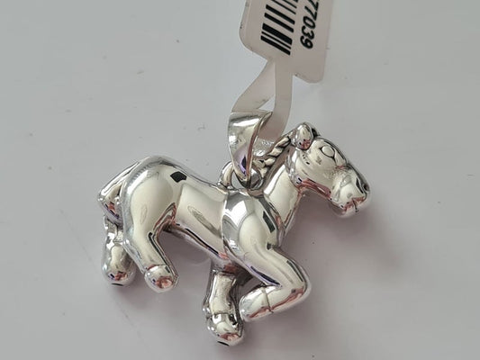 Sterling Silver Horse Pendant