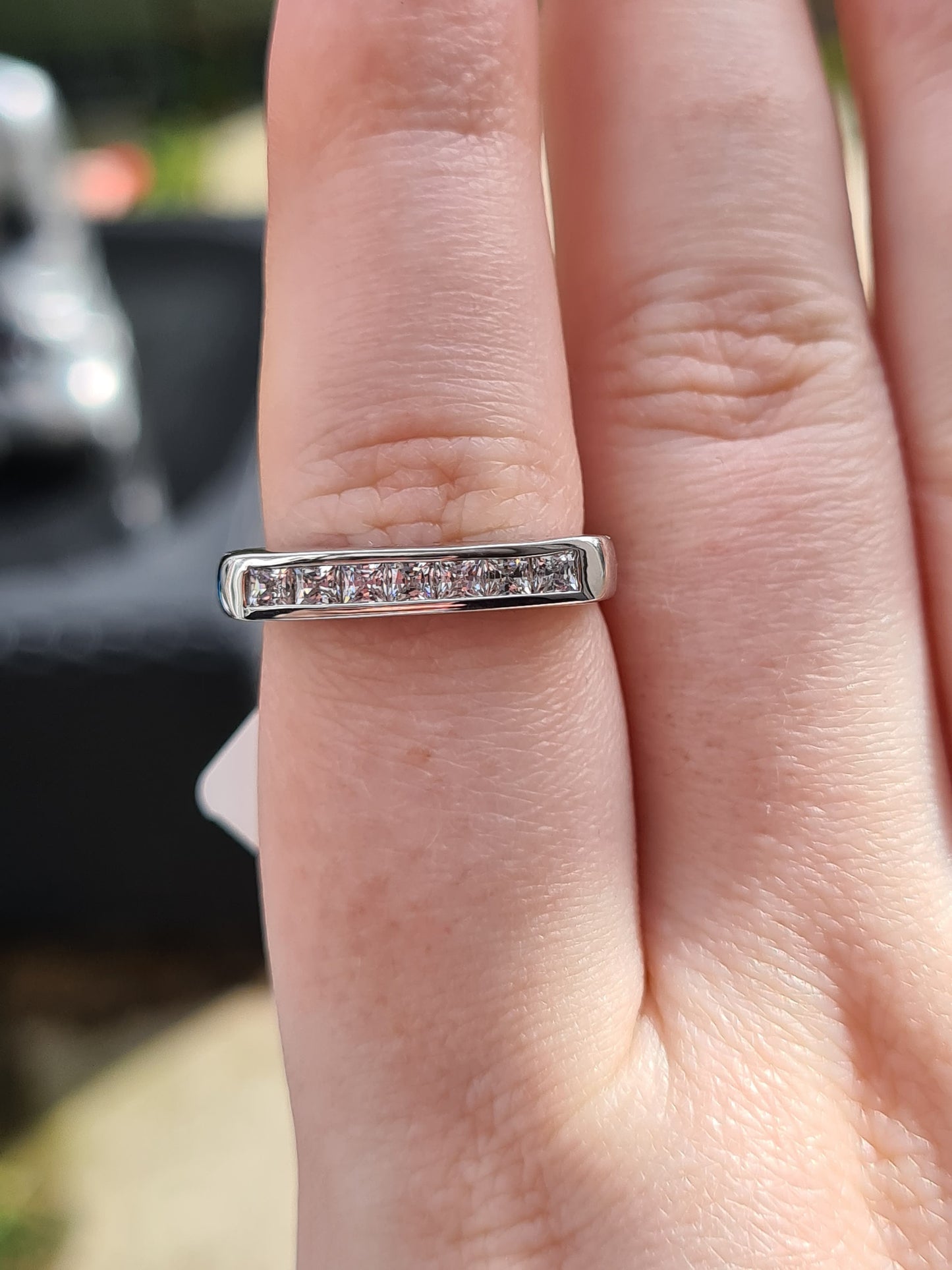 Swarovski Zirconia Signet Ring SIZE P