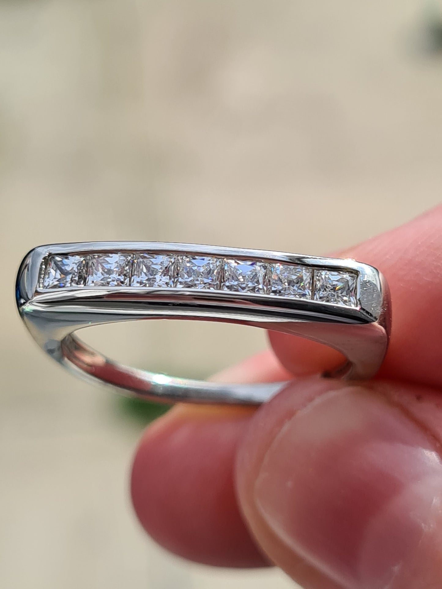 Swarovski Zirconia Signet Ring SIZE P