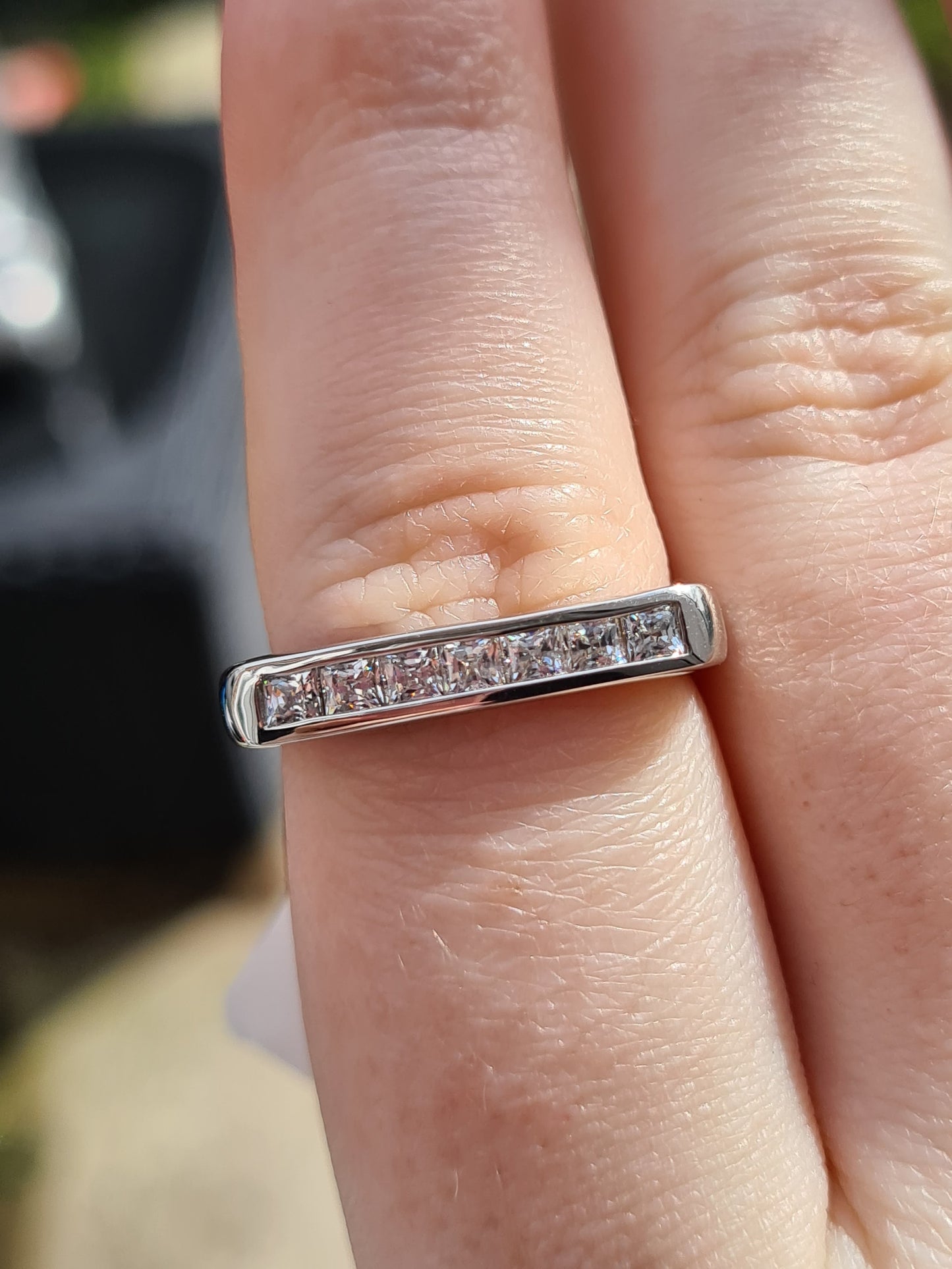 Swarovski Zirconia Signet Ring SIZE P