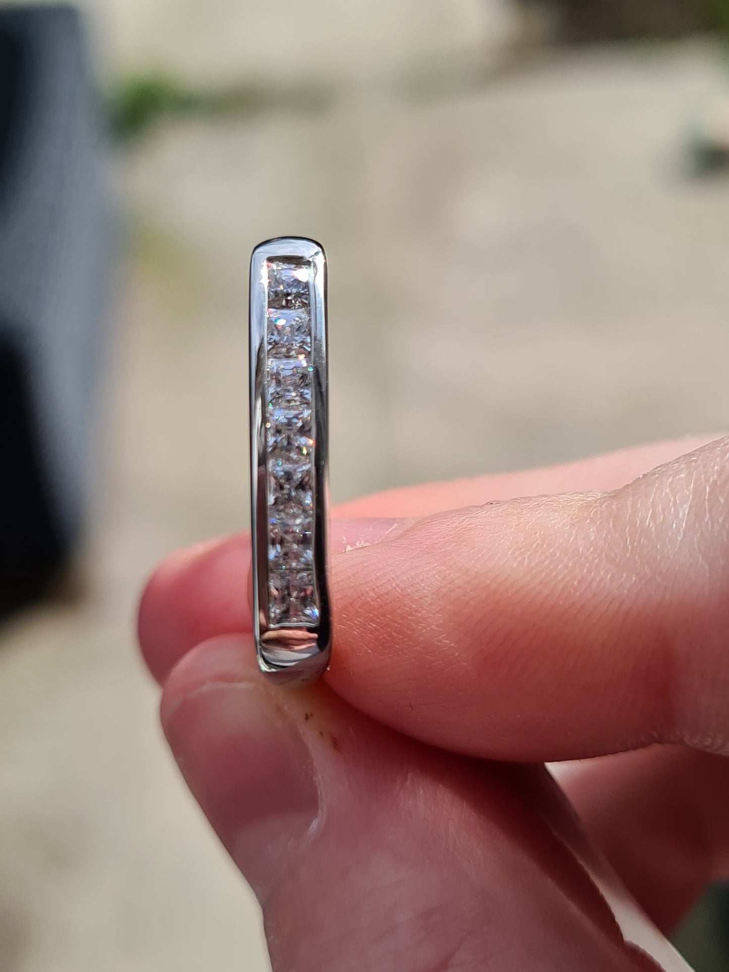 Swarovski Zirconia Signet Ring SIZE P