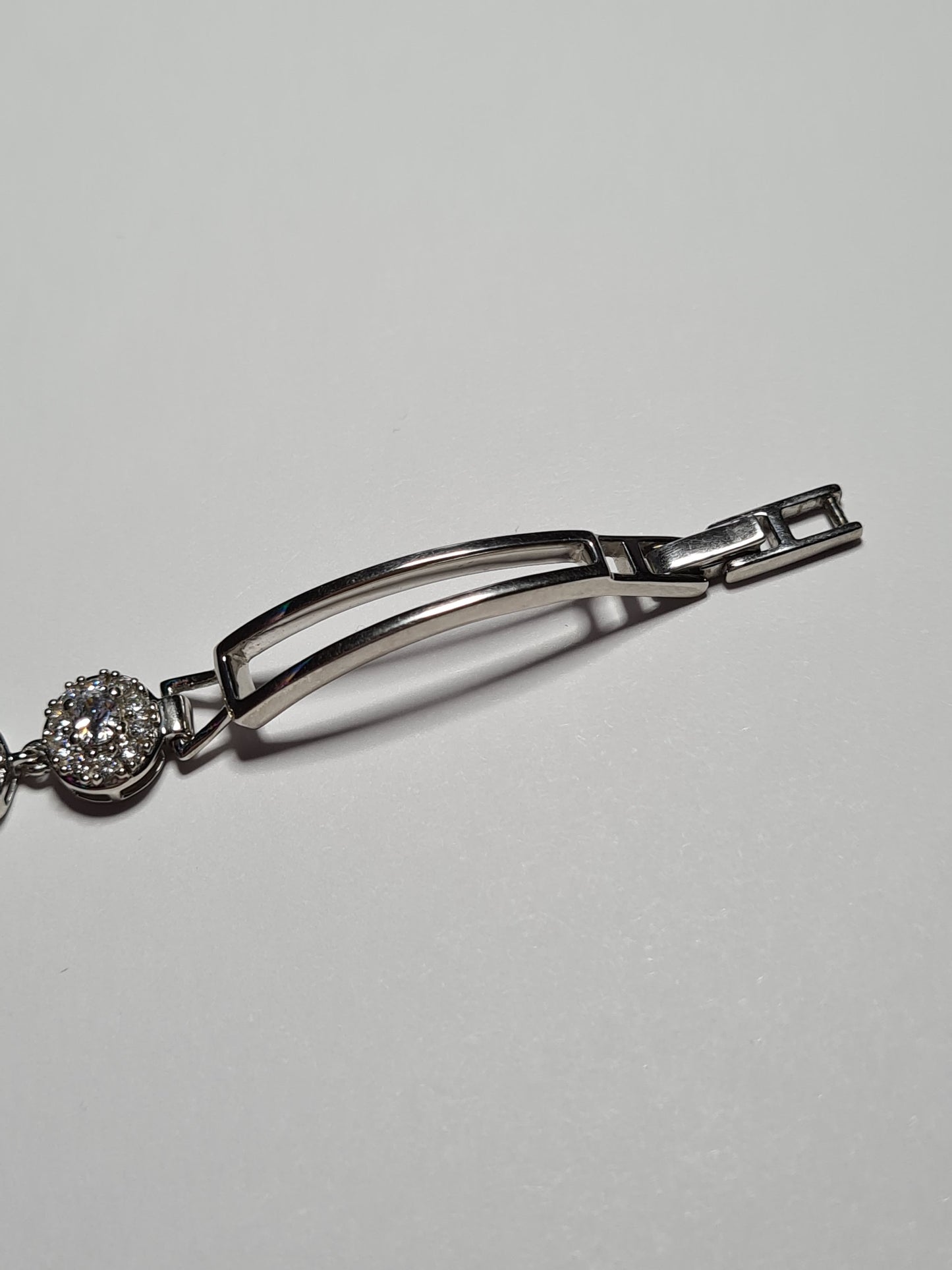 Swarovski Zirconia Halo Bracelet 925 Sterling Silver