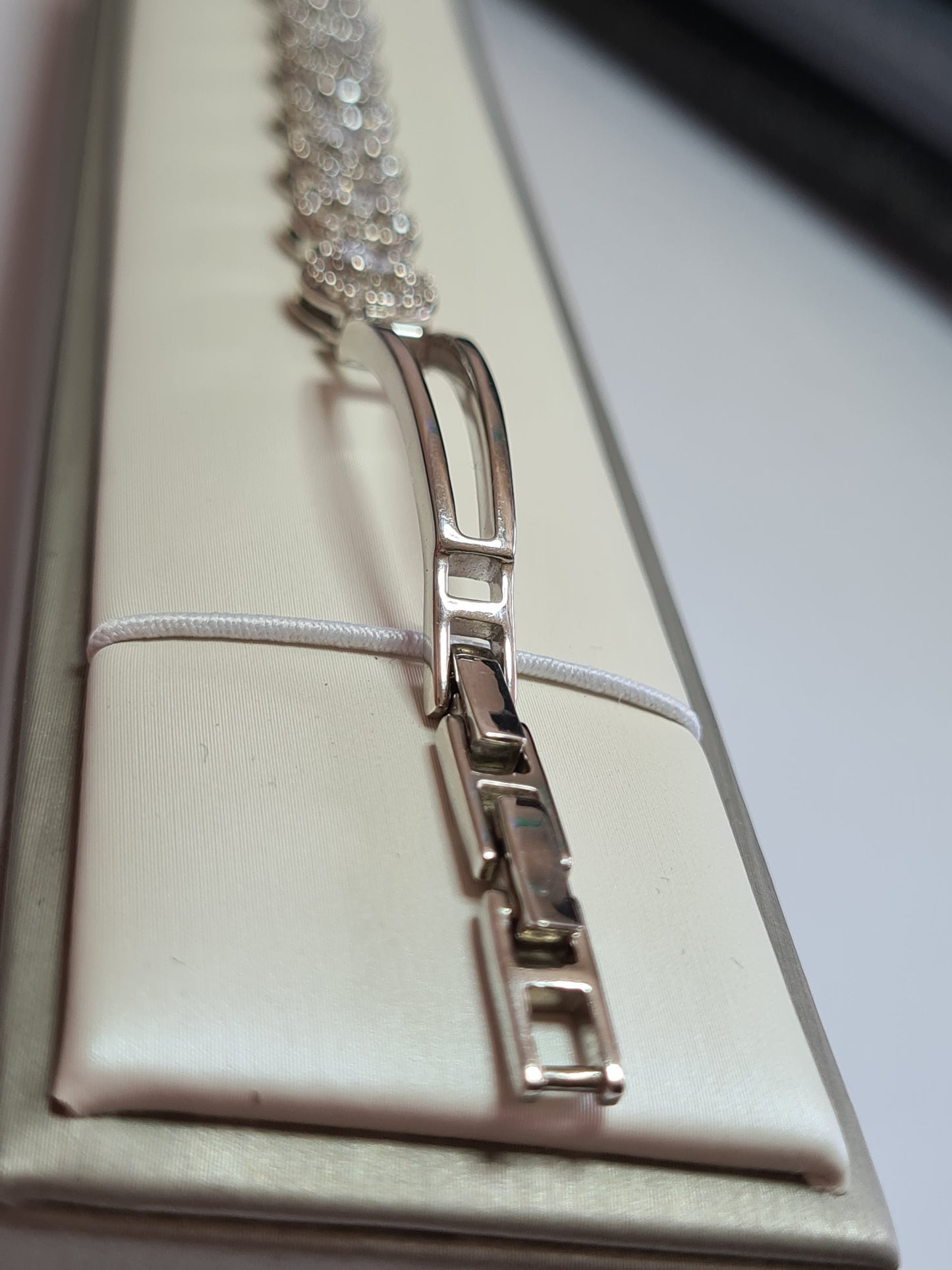 Swarovski Zirconia Halo Bracelet 925 Sterling Silver