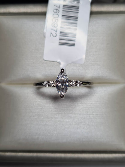 Swarovski Zirconia Marquise Cut Ring SIZES O ,S