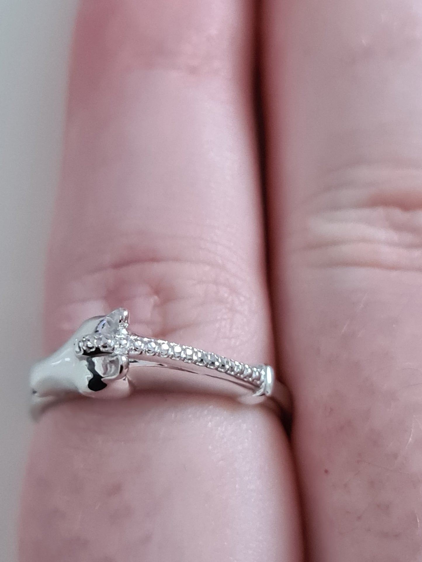 925 Sterling Silver Horse Ring SIZE R
